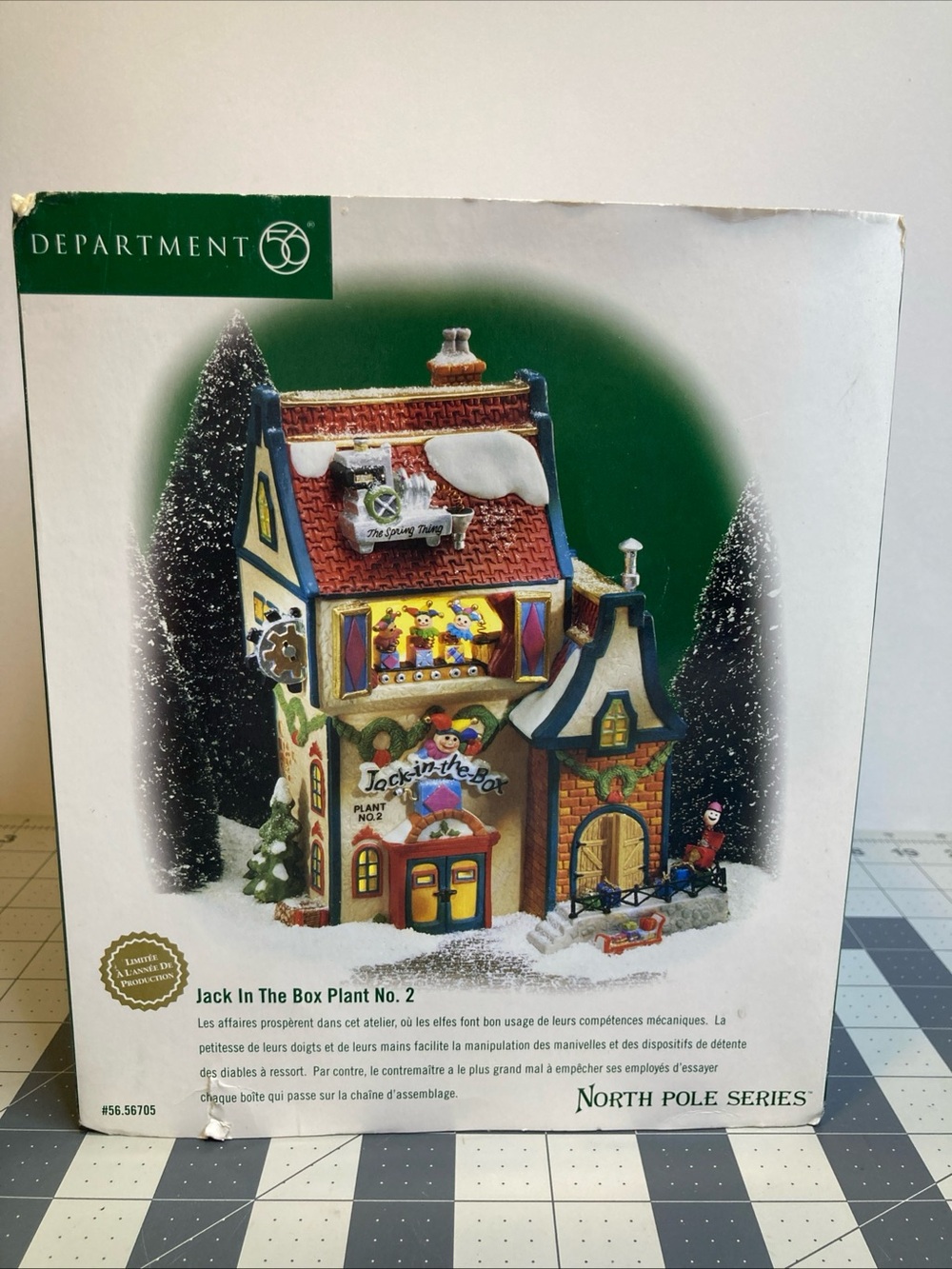 Dept 56 Jack In The Box Plant No.2 North Pole Village 2000 Limited